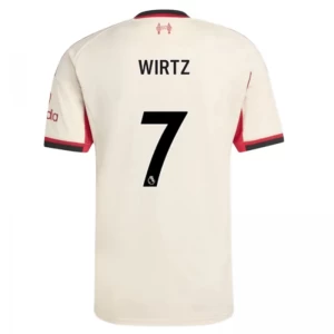 Maglia Calcio Liverpool FC 2025-26 Florian Wirtz #7 Trasferta Uomo