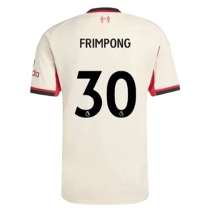Maglia Calcio Liverpool FC 2025-26 Frimpong #30 Trasferta Uomo
