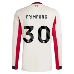 Maglia Calcio Liverpool FC 2025-26 Frimpong #30 Trasferta Uomo Manica Lunga