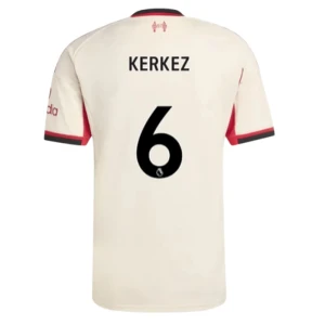 Maglia Calcio Liverpool FC 2025-26 Kerkez #6 Trasferta Uomo