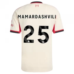 Maglia Calcio Liverpool FC 2025-26 Mamardashvili #25 Trasferta Uomo