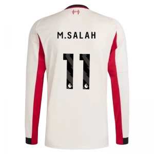 Maglia Calcio Liverpool FC 2025-26 Mohamed Salah #11 Trasferta Uomo Manica Lunga