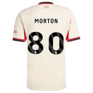 Maglia Calcio Liverpool FC 2025-26 Morton #80 Trasferta Uomo