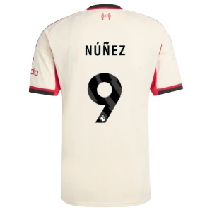 Maglia Calcio Liverpool FC 2025-26 Nunez #9 Trasferta Uomo