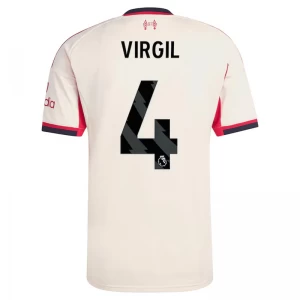 Maglia Calcio Liverpool FC 2025-26 Virgil van Dijk #4 Trasferta Uomo
