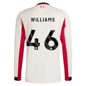 Maglia Calcio Liverpool FC 2025-26 Williams #46 Trasferta Uomo Manica Lunga
