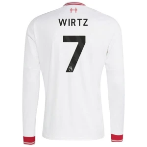 Maglia Calcio Liverpool FC 2026-27 Florian Wirtz #7 Trasferta Uomo Manica Lunga