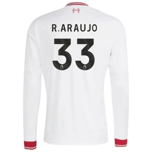 Maglia Calcio Liverpool FC 2026-27 Ronald Araujo #33 Trasferta Uomo Manica Lunga