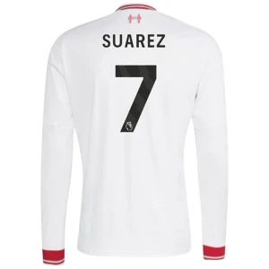 Maglia Calcio Liverpool FC 2026-27 Suarez #7 Trasferta Uomo Manica Lunga