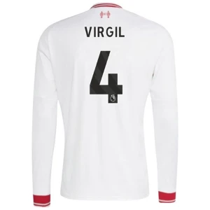 Maglia Calcio Liverpool FC 2026-27 Virgil van Dijk #4 Trasferta Uomo Manica Lunga
