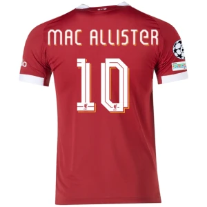 Maglia Calcio Liverpool FC Alexis Mac Allister #10 2025-26 Champions League Prima Uomo