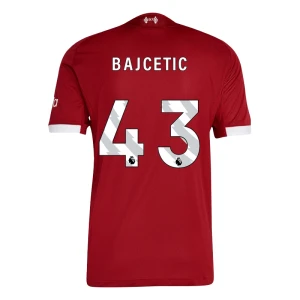 Maglia Calcio Liverpool FC Bajcetic #43 2025-26 Prima Uomo