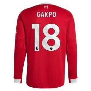 Maglia Calcio Liverpool FC Cody Gakpo #18 2025-26 Prima Uomo Manica Lunga