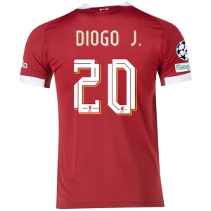 Maglia Calcio Liverpool FC Diogo J. #20 2025-26 Champions League Prima Uomo