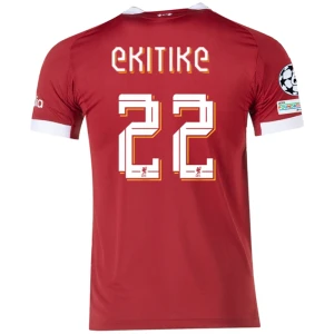 Maglia Calcio Liverpool FC Ekitike #22 2025-26 Champions League Prima Uomo