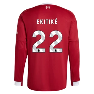 Maglia Calcio Liverpool FC Ekitike #22 2025-26 Prima Uomo Manica Lunga