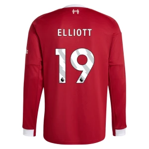 Maglia Calcio Liverpool FC Elliott #19 2025-26 Prima Uomo Manica Lunga