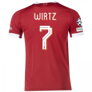Maglia Calcio Liverpool FC Florian Wirtz #7 2025-26 Champions League Prima Uomo