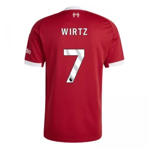 Maglia Calcio Liverpool FC Florian Wirtz #7 2025-26 Prima Uomo