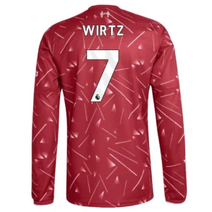 Maglia Calcio Liverpool FC Florian Wirtz #7 2026-27 Prima Uomo Manica Lunga