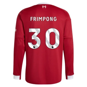 Maglia Calcio Liverpool FC Frimpong #30 2025-26 Prima Uomo Manica Lunga