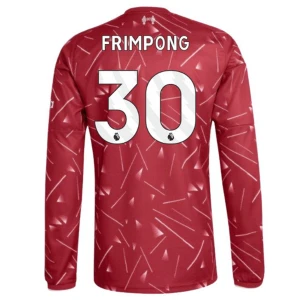 Maglia Calcio Liverpool FC Frimpong #30 2026-27 Prima Uomo Manica Lunga