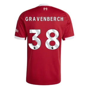 Maglia Calcio Liverpool FC Gravenberch #38 2025-26 Prima Uomo