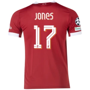 Maglia Calcio Liverpool FC Jones #17 2025-26 Champions League Prima Uomo