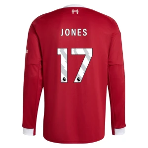 Maglia Calcio Liverpool FC Jones #17 2025-26 Prima Uomo Manica Lunga