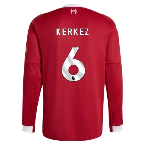 Maglia Calcio Liverpool FC Kerkez #6 2025-26 Prima Uomo Manica Lunga