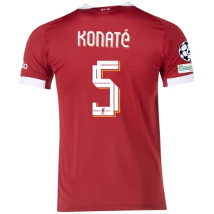 Maglia Calcio Liverpool FC Konate #5 2025-26 Champions League Prima Uomo