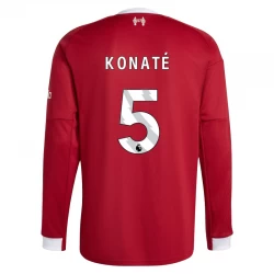 Maglia Calcio Liverpool FC Konate #5 2025-26 Prima Uomo Manica Lunga
