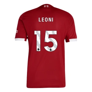 Maglia Calcio Liverpool FC Leoni #15 2025-26 Prima Uomo