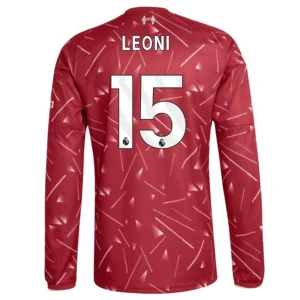 Maglia Calcio Liverpool FC Leoni #15 2026-27 Prima Uomo Manica Lunga