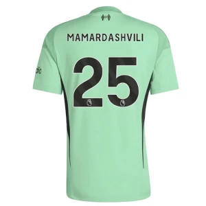 Maglia Calcio Liverpool FC Mamardashvili #25 2025-26 Portiere Prima Uomo