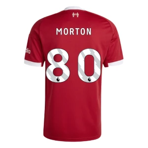 Maglia Calcio Liverpool FC Morton #80 2025-26 Prima Uomo