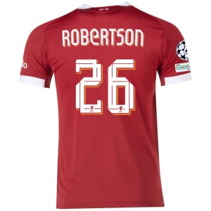 Maglia Calcio Liverpool FC Robertson #26 2025-26 Champions League Prima Uomo