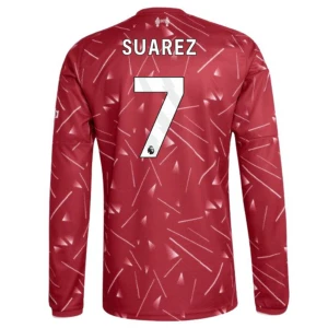 Maglia Calcio Liverpool FC Suarez #7 2026-27 Prima Uomo Manica Lunga