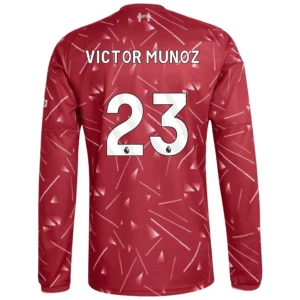 Maglia Calcio Liverpool FC Victor Munoz #23 2026-27 Prima Uomo Manica Lunga