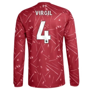 Maglia Calcio Liverpool FC Virgil van Dijk #4 2026-27 Prima Uomo Manica Lunga