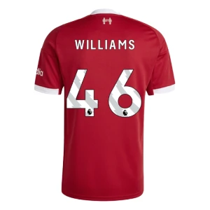 Maglia Calcio Liverpool FC Williams #46 2025-26 Prima Uomo