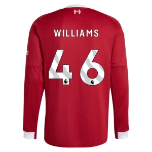 Maglia Calcio Liverpool FC Williams #46 2025-26 Prima Uomo Manica Lunga