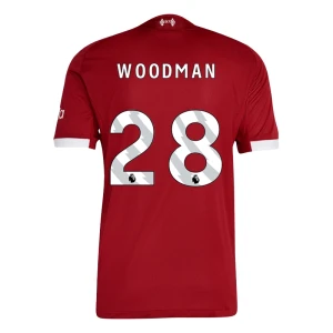 Maglia Calcio Liverpool FC Woodman #28 2025-26 Prima Uomo