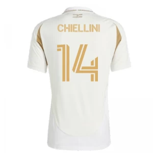 Maglia Calcio Los Angeles FC 2025-26 Giorgio Chiellini #14 Trasferta Uomo