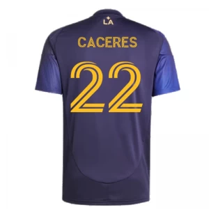 Maglia Calcio Los Angeles Galaxy 2025-26 Caceres #22 Trasferta Uomo