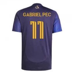 Maglia Calcio Los Angeles Galaxy 2025-26 Gabriel Pec #11 Trasferta Uomo