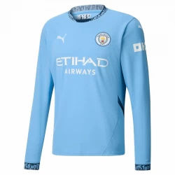 Maglia Calcio Manchester City 2024-25 Prima Uomo Manica Lunga