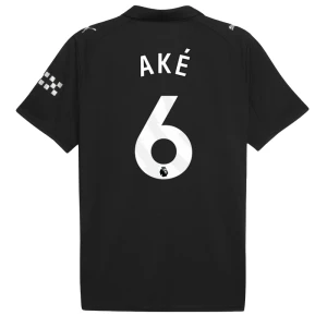 Maglia Calcio Manchester City 2025-26 Ake #6 Trasferta Uomo