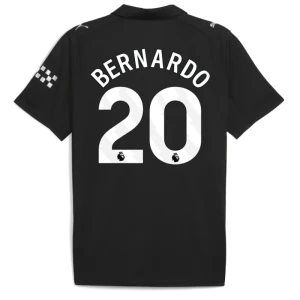 Maglia Calcio Manchester City 2025-26 Bernardo Silva #20 Trasferta Uomo