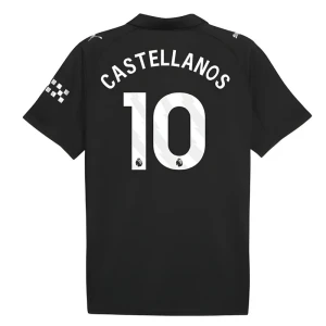 Maglia Calcio Manchester City 2025-26 Castellanos #10 Trasferta Uomo